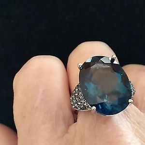 25 ct. Colleen Lopez London Blue Topaz Ring